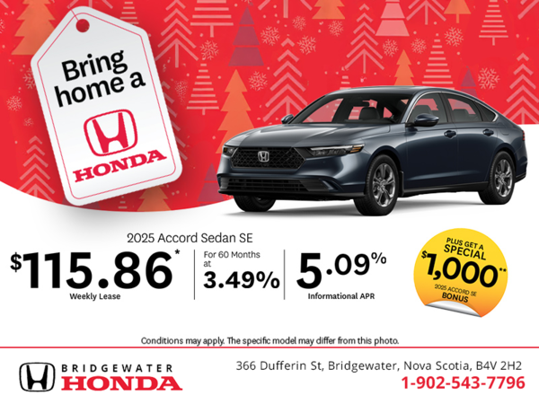 Get the 2025 Honda Accord! 