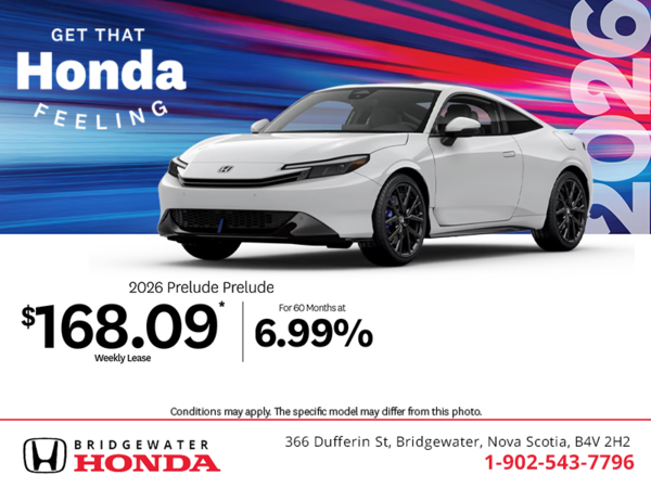 Get the 2026 Honda Prelude!