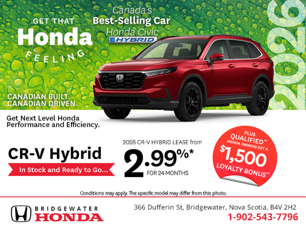 Get the 2026 Honda CR-V hybrid! 