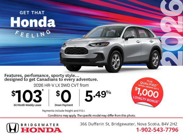 Get the 2026 Honda HR-V!