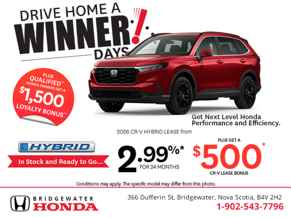 Get the 2026 Honda CR-V hybrid! 