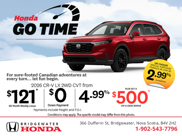 Get the 2026 Honda CR-V! 