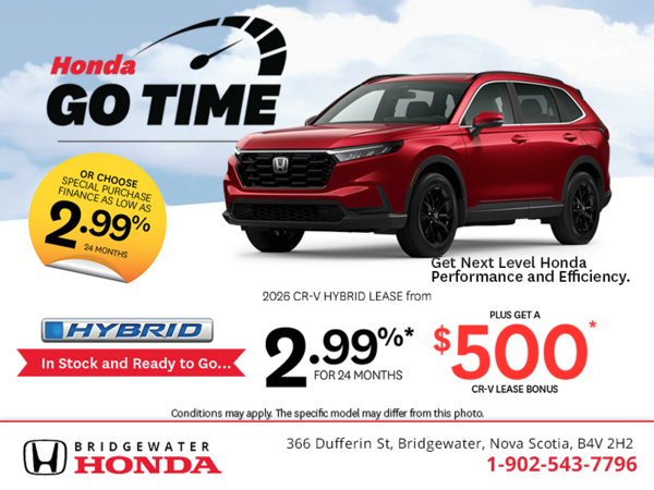 Get the 2026 Honda CR-V hybrid! 