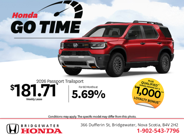 Get the 2026 Honda Passport!