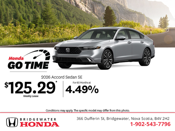 Get the 2026 Honda Accord! 