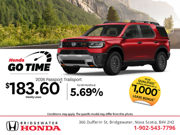 Get the 2026 Honda Passport!