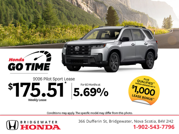 Get the 2026 Honda Pilot! 