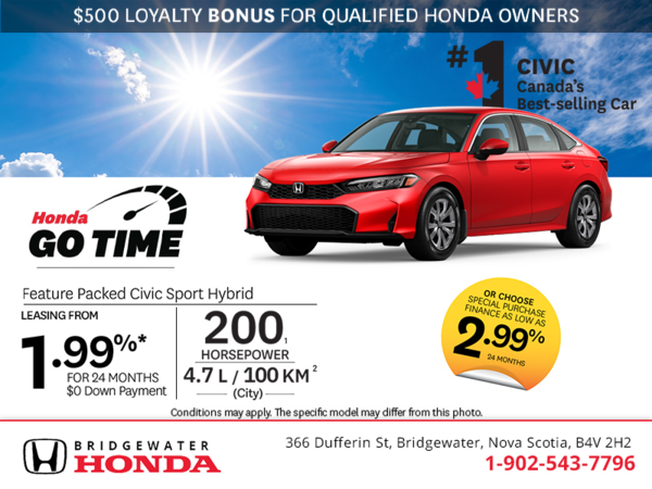 Get the 2026 Honda Civic Sport Hybrid! 