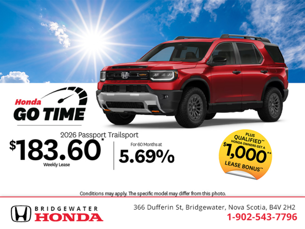 Get the 2026 Honda Passport!