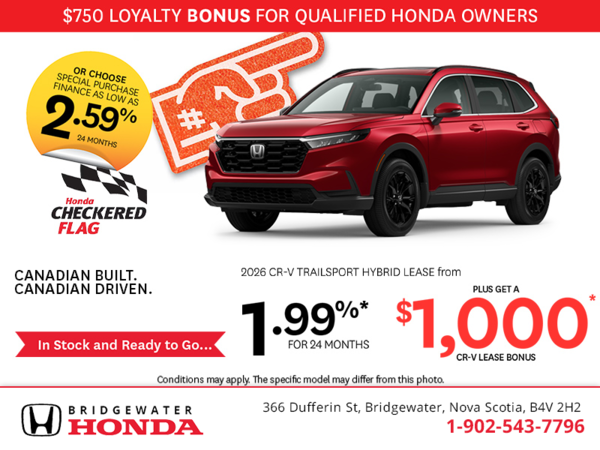 Get the 2026 Honda CR-V Hybrid! 