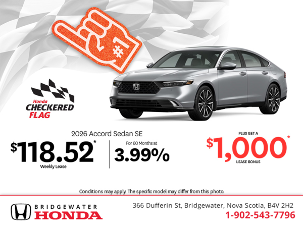 Get the 2026 Honda Accord! 