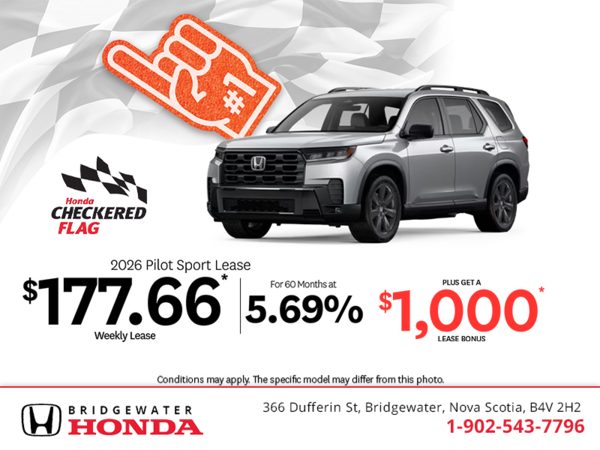 Get the 2026 Honda Pilot! 
