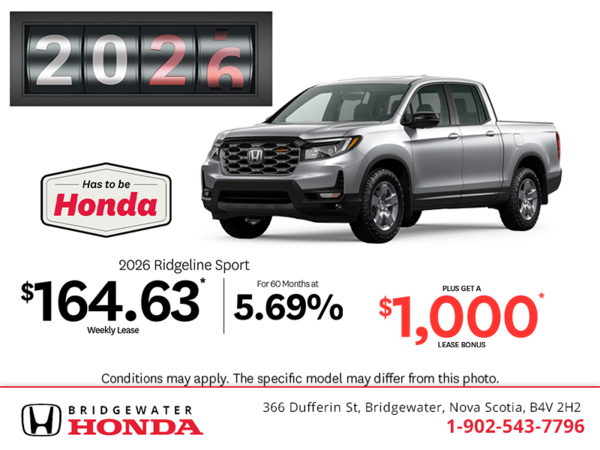 2026 Honda Ridgeline