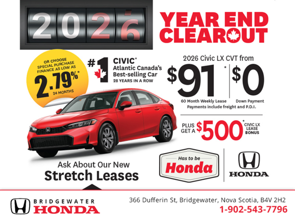 Get the 2026 Honda Civic!