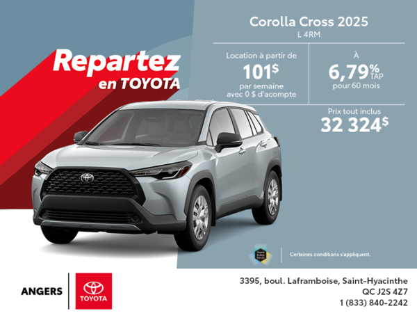 Toyota Corolla Cross 2025