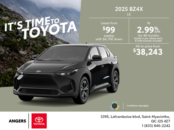 2025 Toyota BZ4X
