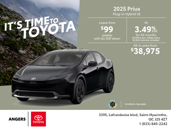 2025 Toyota Prius Plug-In Hybrid