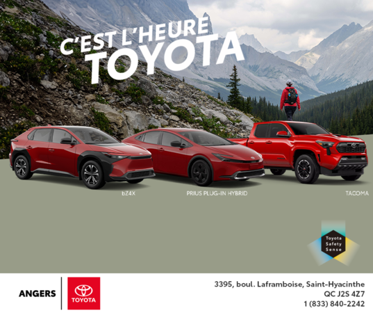 C'est l'heure Toyota!