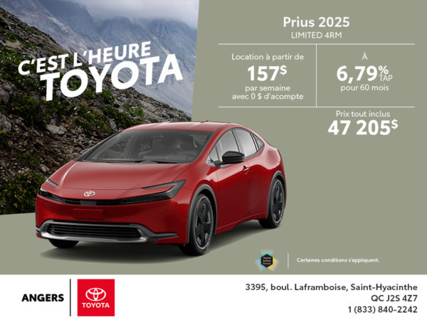 Toyota Prius 2025