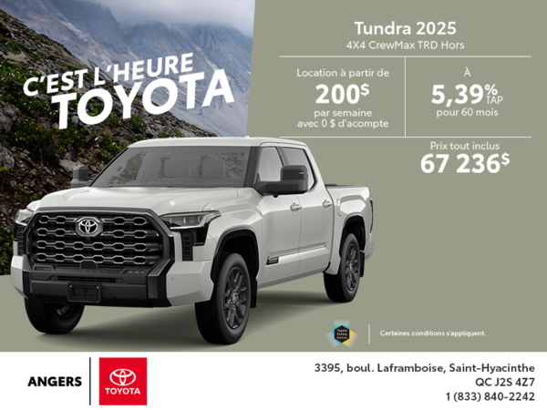 Toyota Tundra 2025