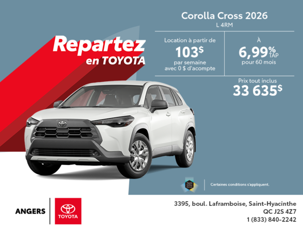 Toyota Corolla Cross 2026