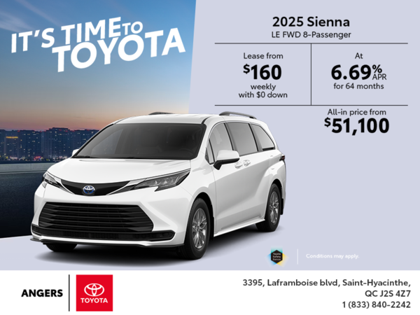 2025 Toyota Sienna Hybrid