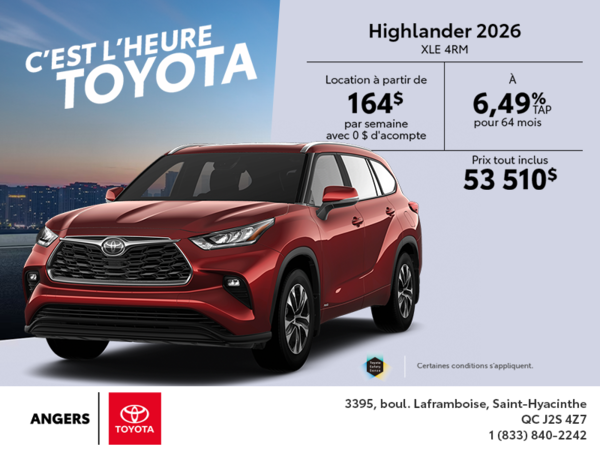 Toyota Highlander 2026