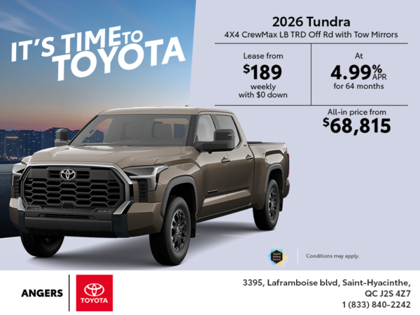 2026 Toyota Tundra