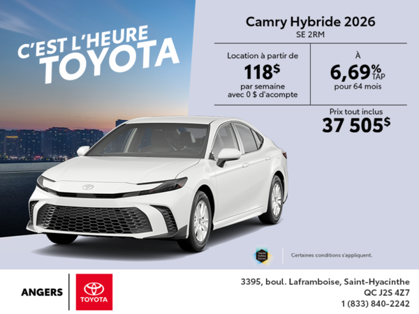 Toyota Camry Hybrid 2026