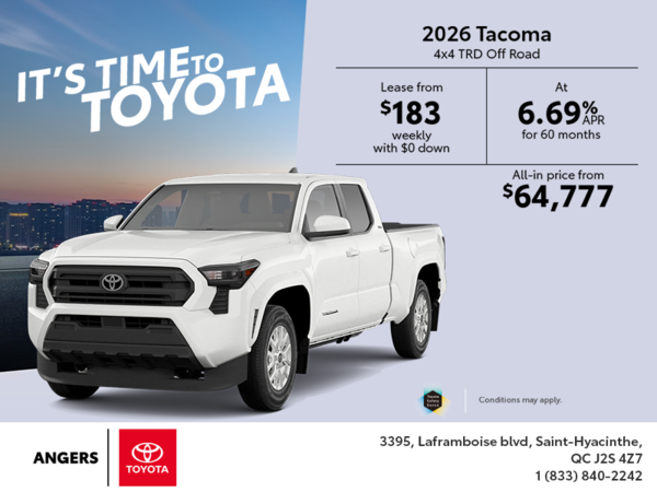 2026 Toyota Tacoma