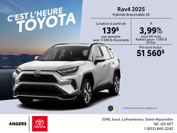 Toyota RAV4 Plug-In Hybrid 2025