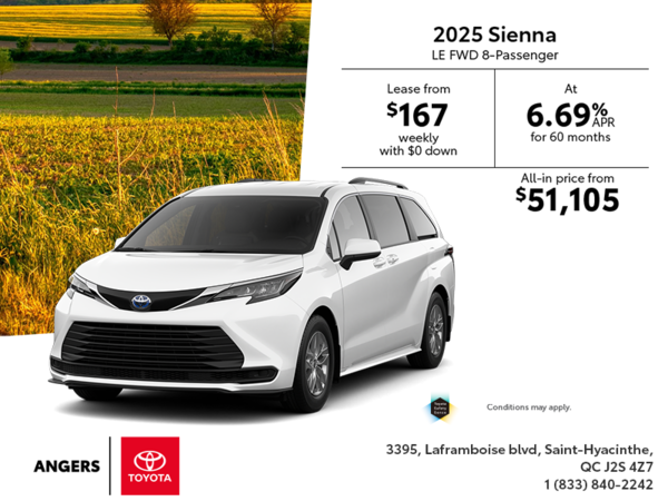 2025 Toyota Sienna Hybrid