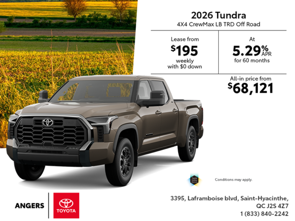 2026 Toyota Tundra