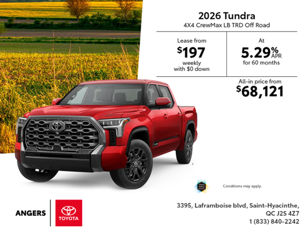 2026 Toyota Tundra