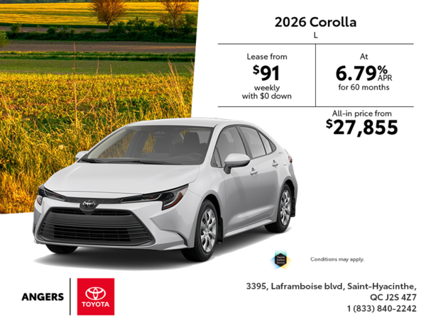 2026 Toyota Corolla