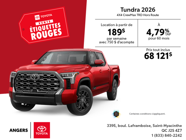 Toyota Tundra 2026