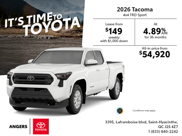 2026 Toyota Tacoma