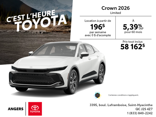 Toyota Crown Limited  2026