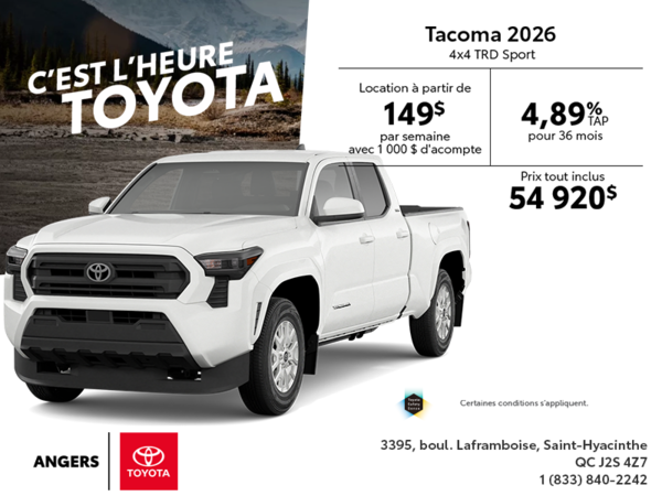 Toyota Tacoma 2026