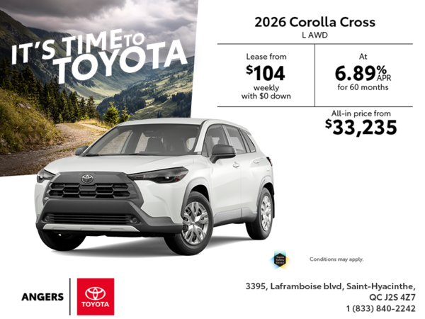 2026 Toyota Corolla Cross