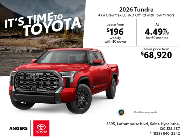 2026 Toyota Tundra