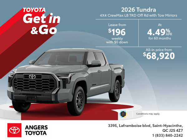 2026 Toyota Tundra