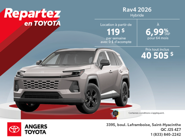 Toyota RAV4 Hybrid 2026