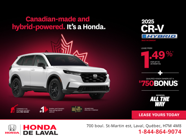 Get the 2025 Honda CR-V Hybrid!