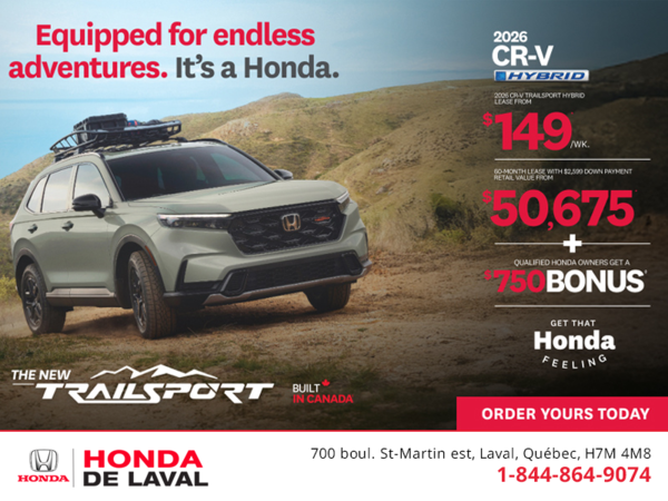Get the 2026 Honda CR-V Hybrid!