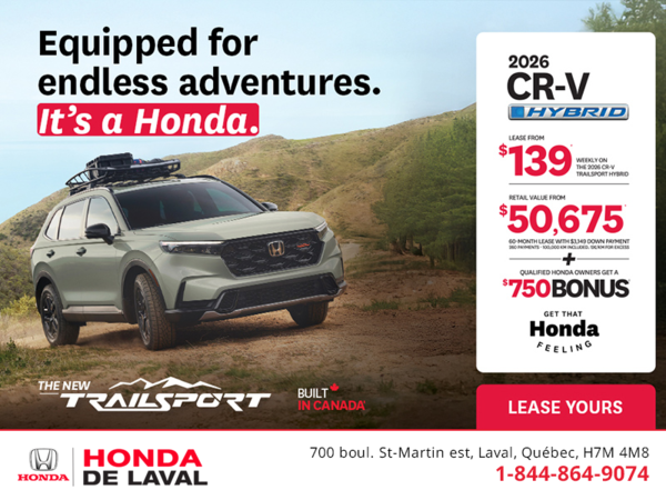 Get the 2026 Honda CR-V Hybrid!