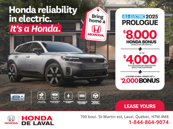 Get the 2025 Honda Prologue! 