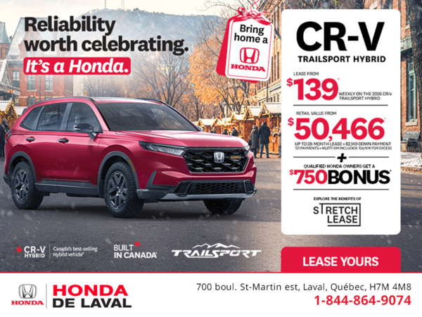 Get the 2026 Honda CR-V Hybrid!