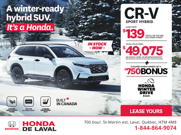 Get the 2026 Honda CR-V Hybrid!