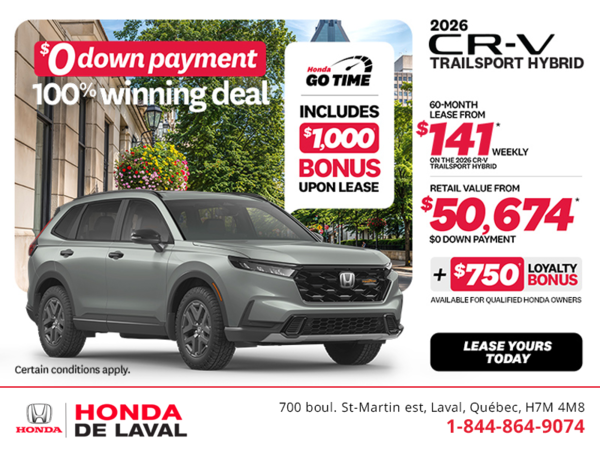 Get the 2026 Honda CR-V Hybrid!